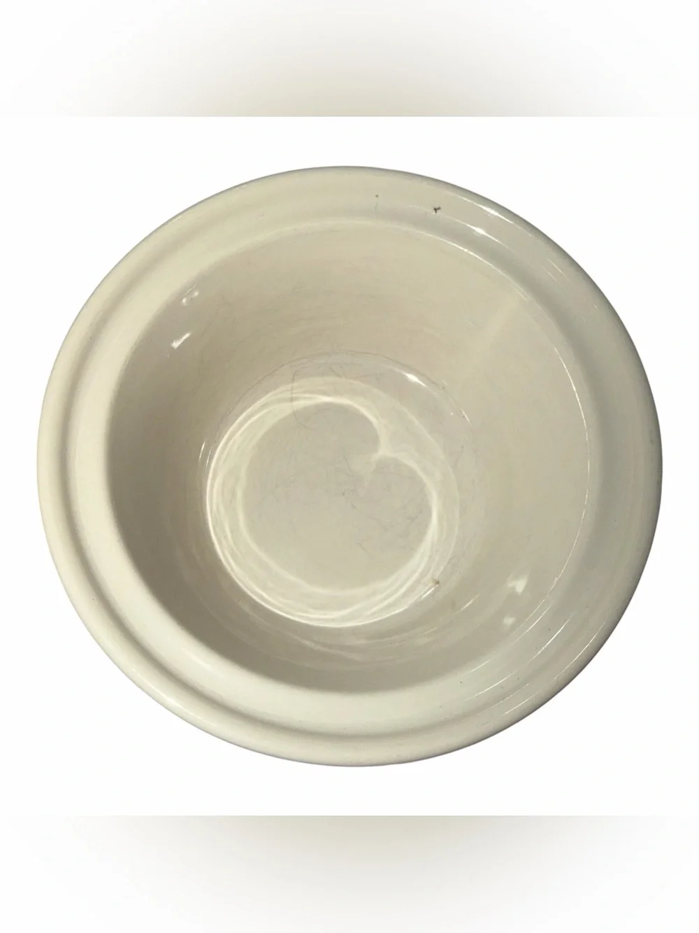Longaberger Ivory Ceramic Lidded Small Serving Bowl